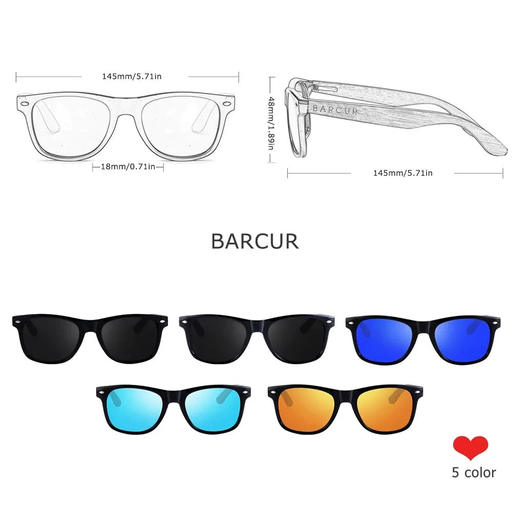 Óculos De Sol Barcur Original Polarizados UV400