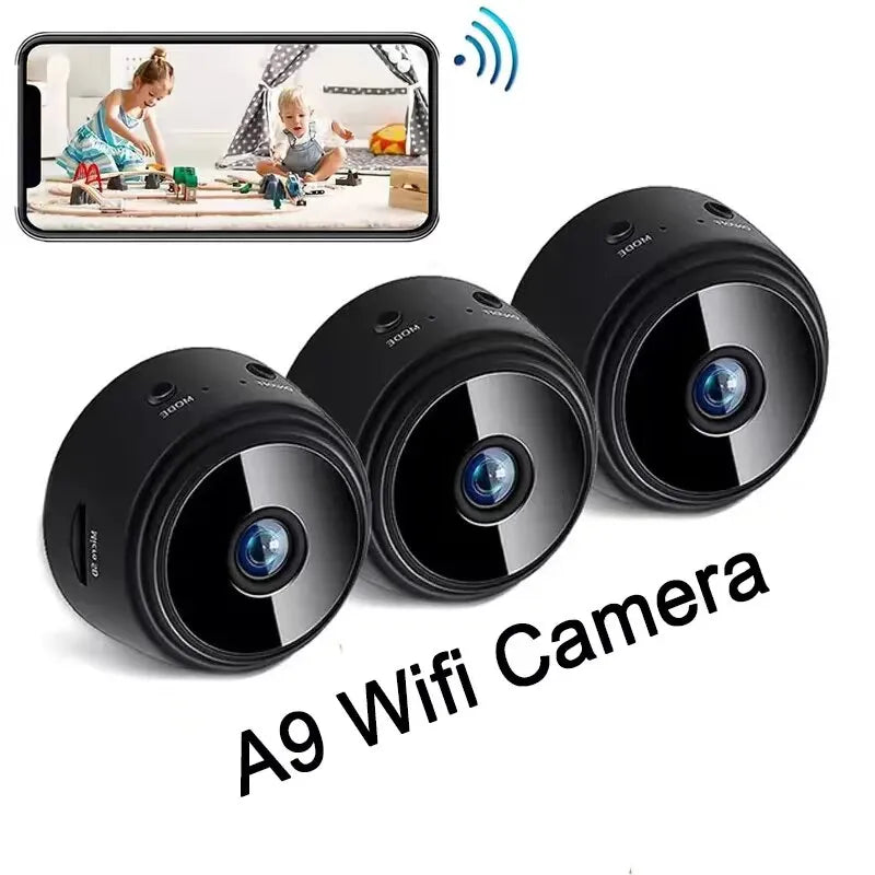 Mini Câmera WiFi Sem Fio Gravador De Vídeo Gravador De Voz Monitoramento De Segurança A9