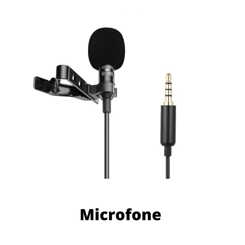 Mini Microfone De Lapela Portátil Hantoper